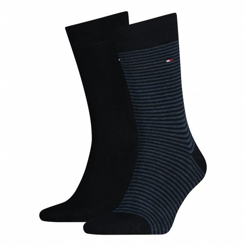 Tommy Hilfiger 2-pack streep navy Tommy Hilfiger 2-pack streep navy