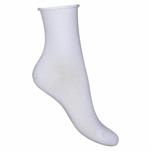 Bonnie Doon Roll Down Sock White Bonnie Doon Roll Down Sock White