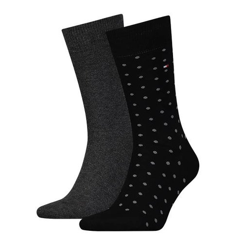 Tommy Hilfiger 2-pack Dotted Zwart Tommy Hilfiger 2-pack Dotted Zwart