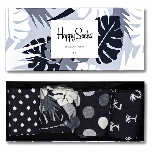 Happy Socks Black & White Gift Box Happy Socks Black & White Gift Box