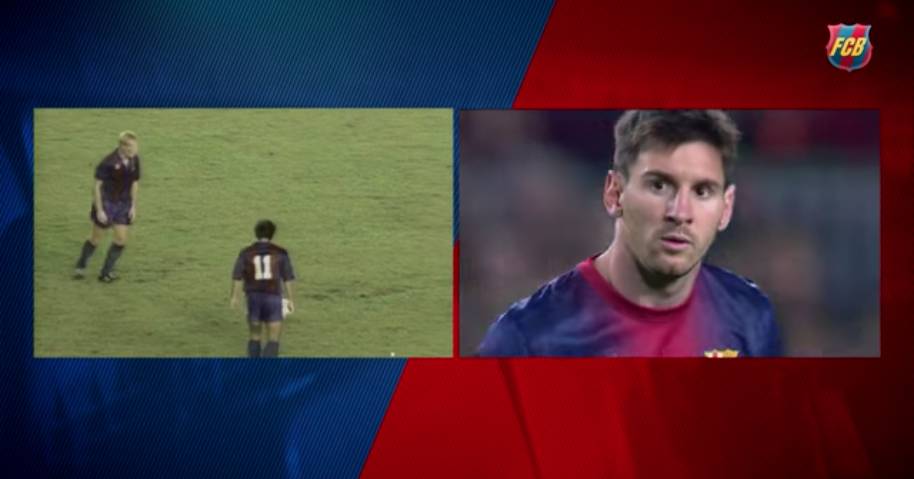 Messi vs. Koeman: de gelijkenis in vrije trappen (video)