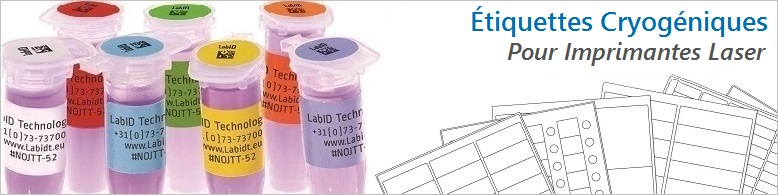 Étiquettes Cryogéniques Pour Imprimantes Laser