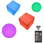 RGB LED Kubus en LED Bollen