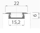 LEDstrip profiel tekening