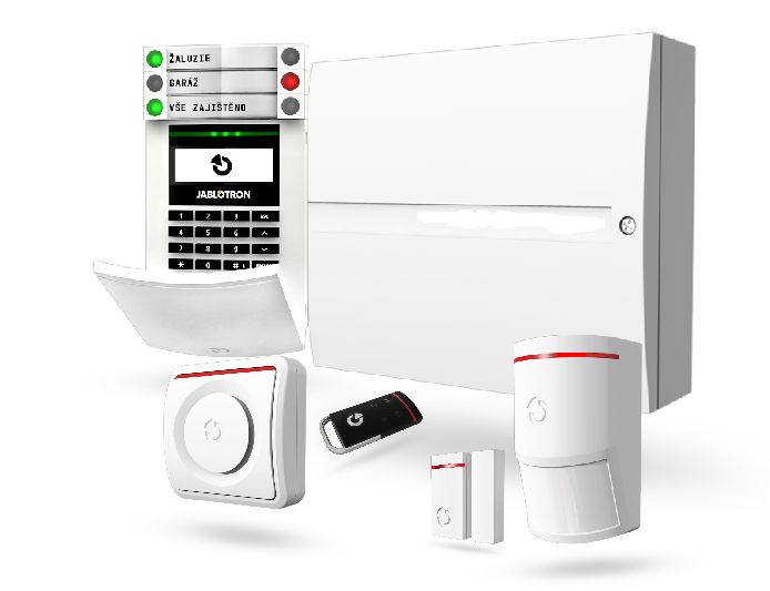 Jablotron alarmsystemen.