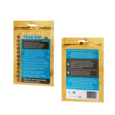 Tear Aid reparatieset type A, permanent reparatieproduct niet geschikt op PVC/vinyl