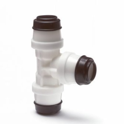 Hawle T stuk 90º 3x steek GASTEC QA
