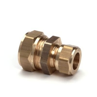 Bonfix messing verloopkoppeling, 2x knel