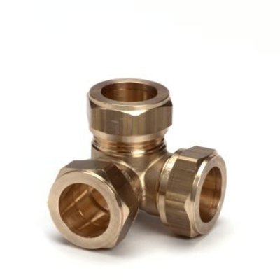 Bonfix messing hoekstuk 90º