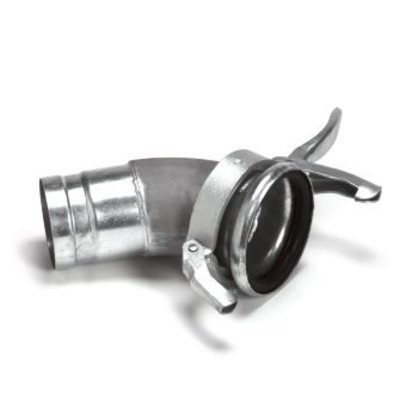 Cardan M-deel + bocht 45º x slangtule