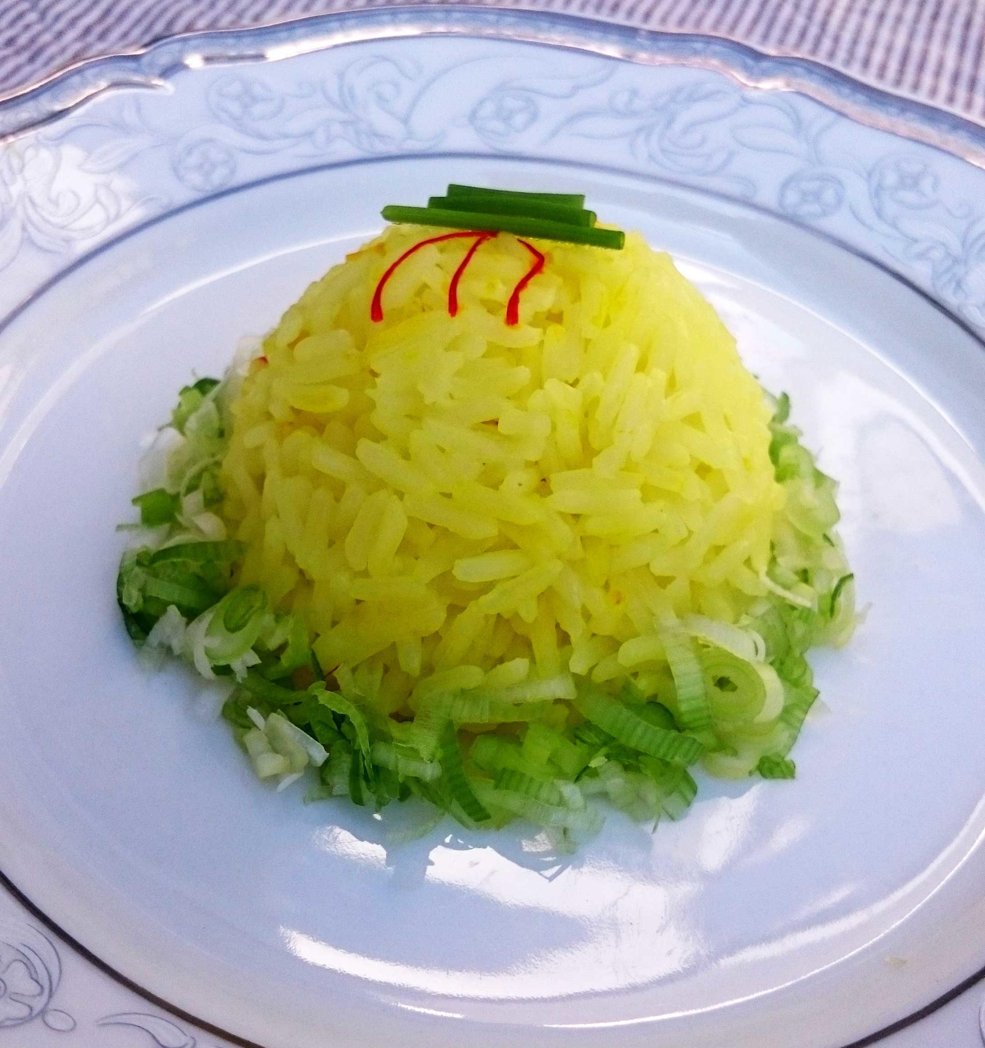 Gelber Reis mit Safran