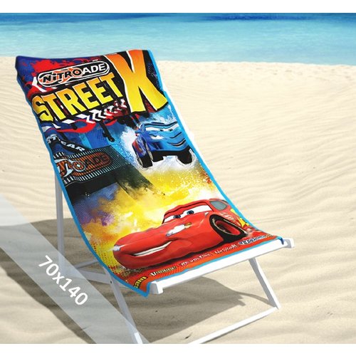 Disney Strandlaken - Cars 2 Street - 70x140 cm Disney Strandlaken - Cars 2 Street - 70x140 cm