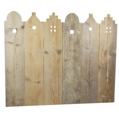 Lambrisering Amsterdamse huisjes van steigerhout