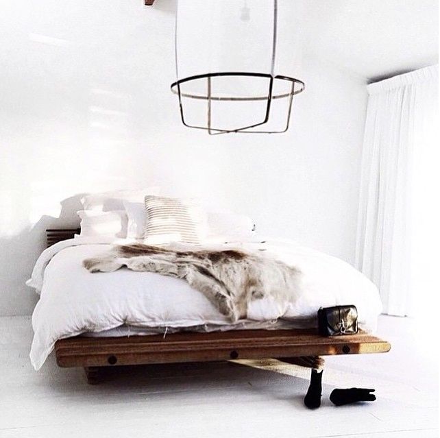 Une chambre scandinave-ethnique