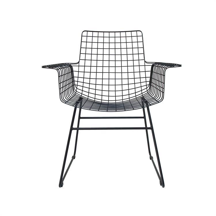 Hk Living Scandinavian Black Metal Chair Wire Petite Hk Living Scandinavian Black Metal Chair Wire