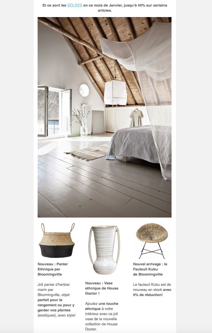 Newsletter Janvier - Tendances 2016