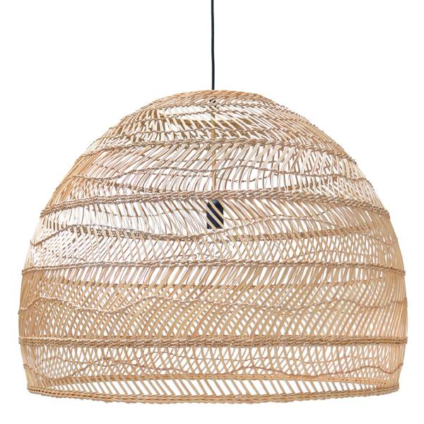 hk living wicker pendant lamp 80cm hk living