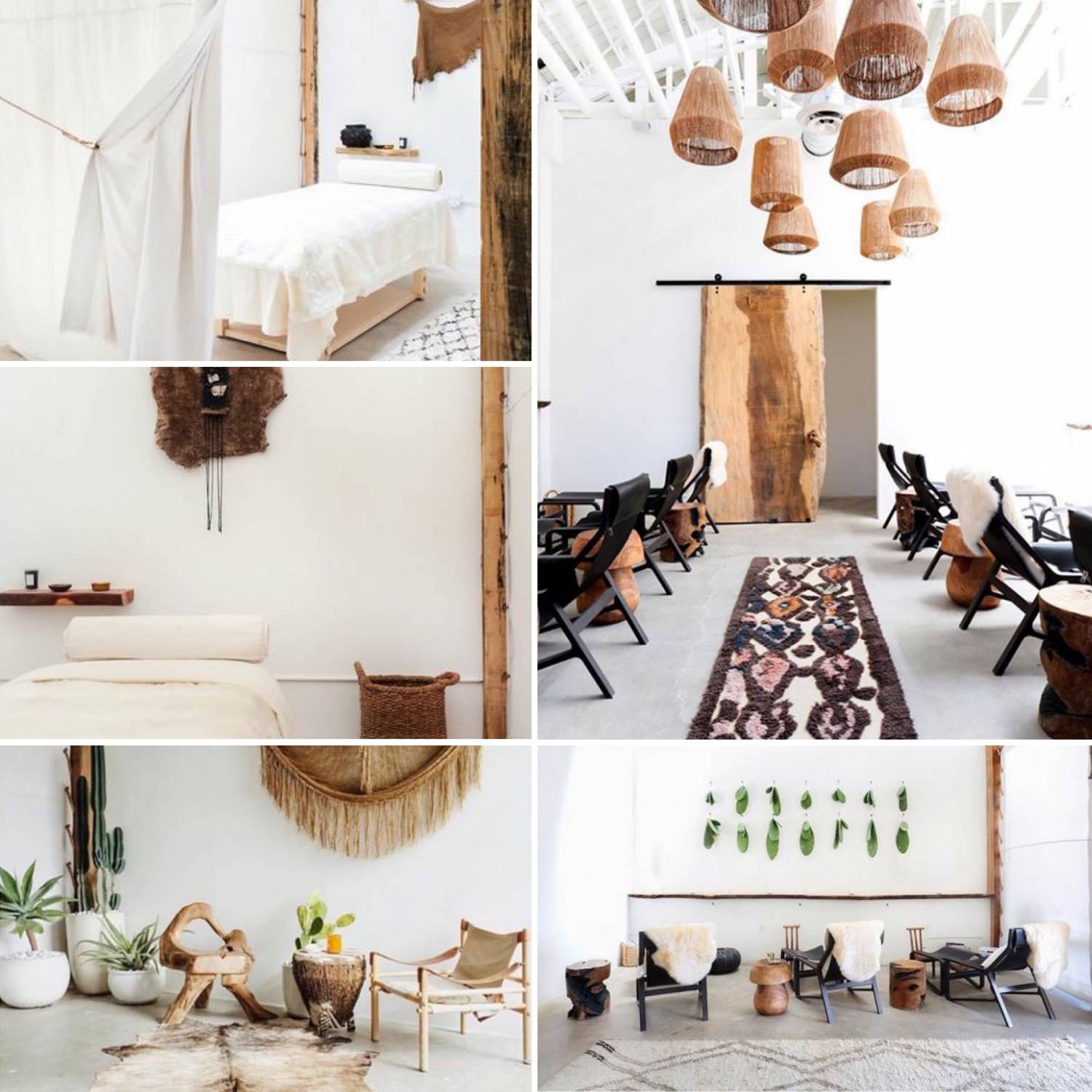 Atmosphère chaleureuse et ethnique pour le Spa The Now Massage - Vu sur Instagram