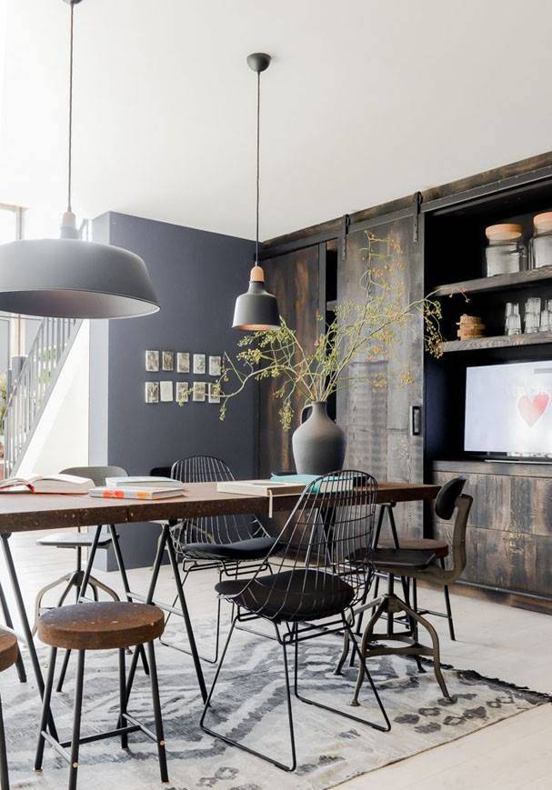 Déco scandinave, industrielle et ethnique avec le Tapis Boucherouite par HK Living - Vu sur Casa Vogue Brasil