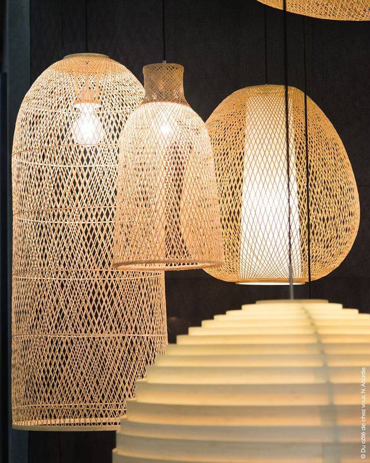 Ay Illuminate Bamboo Pendant Lamp Cap Small Natural Ø38x85cm Ay Illuminate Bamboo Pendant Lamp Cap Small Natural Ø38x85cm