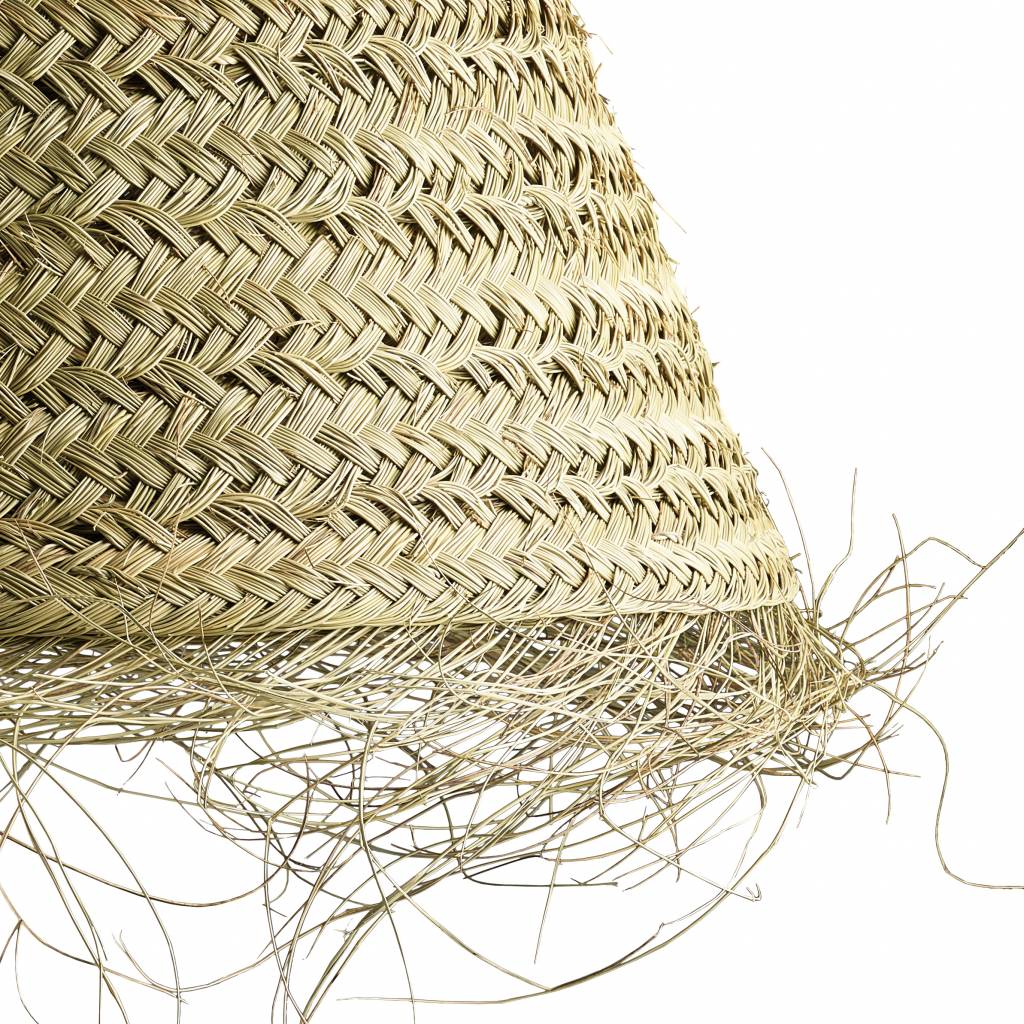 Tinekhome lamp shade in woven palmleaves with fringes Ã70xh65cm ... Tine k lampe