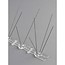 Anti-pigeon bird spikes on Polycarbonate strip 50 cm, with 30 SS spikes, MIC103 - 0,5 m/pc.