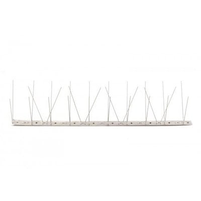 Anti-pigeon bird spikes on STAINLESS STEEL strip 1x100 cm with 60 spikes, MIC760