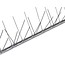 Pigeon bird spikes STAINLESS STEEL strip NON FLEXIBEL 60 spikes, MIC760 - 1 m/strip