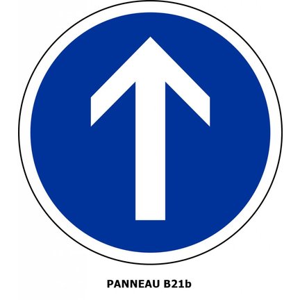 Panneaux de signalisation Type B : Obligations