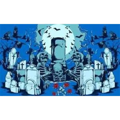 Vlag Begraafplaats Graveyard Halloween flag