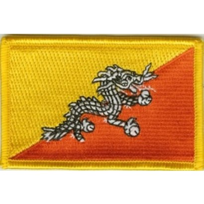 Patch Bhutan vlag patch