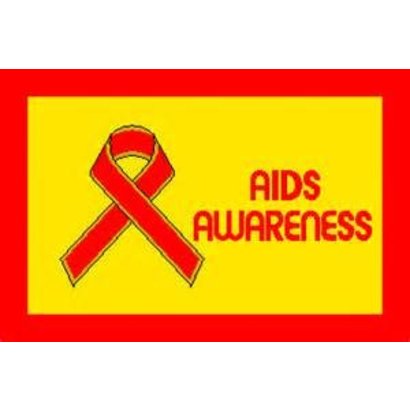 Vlag Aids Awareness vlag