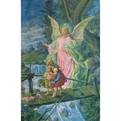 Vlag Angel Engel met kinderen vlag