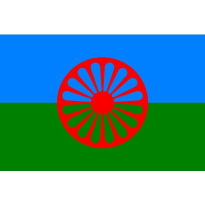 Vlag Gypsy Roma zigeuner vlag