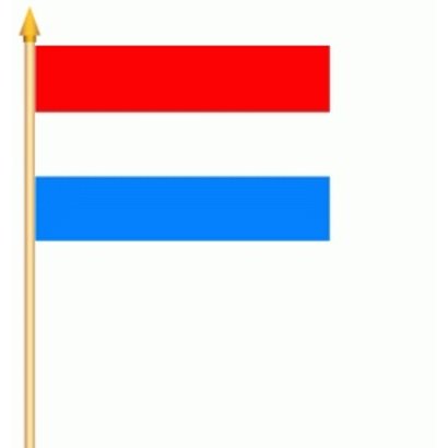 Stok- / zwaai-vlag Nederland vlag hand stok zwaaivlag