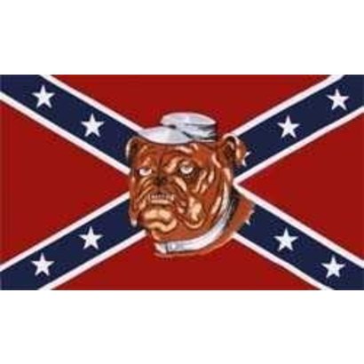 Vlag Confederate Bulldog vlag