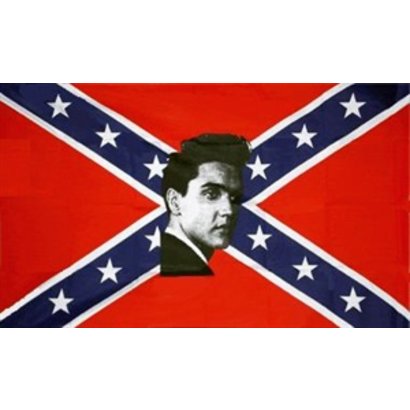 Vlag Confederate Elvis vlag