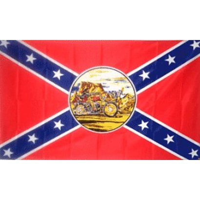 Vlag Confederate Ghost Rider vlag