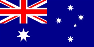 Australia en Stille Oceaan vlaggen