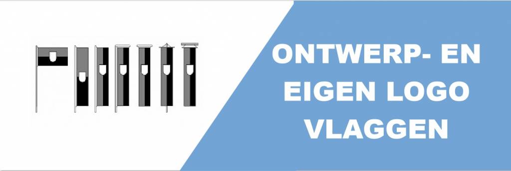 Eigen vlag, spandoek of banier ontwerp