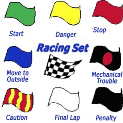 Vlag 6 Racing vlaggen
