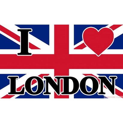 Vlag I Love London vlag