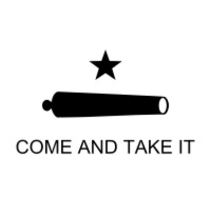Vlag Come and take it vlag
