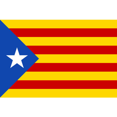 Vlag Catalonia Estelada blava vlag
