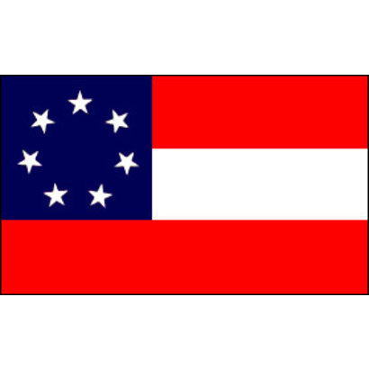 Vlag Confederate 7 Sterren vlag