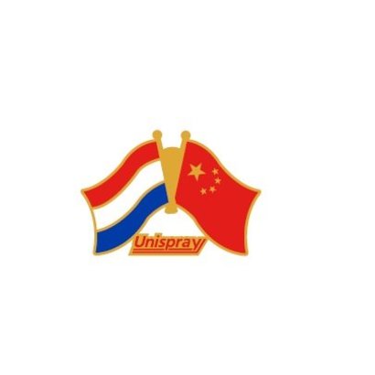 Speldje Nederland China Unispray vriendschapsspeldje