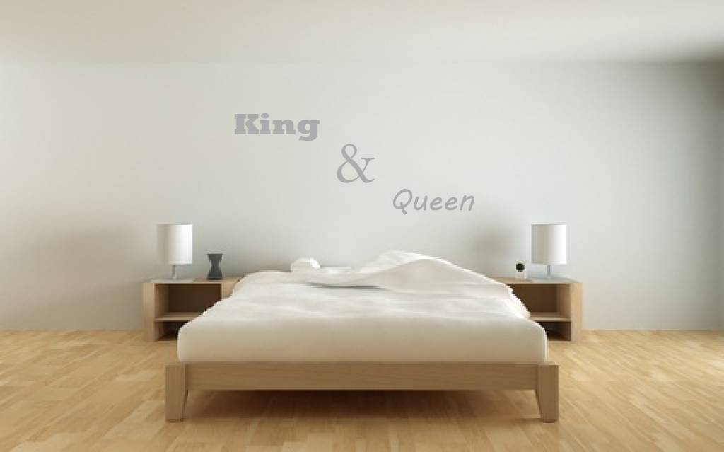 Muursticker King & Queen