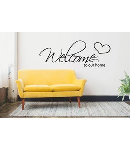 Muursticker welcome to our home Muursticker welcome to our home