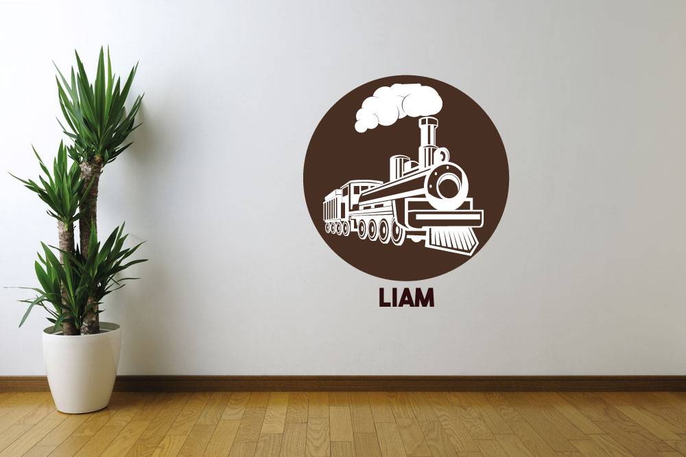 Muursticker Trein