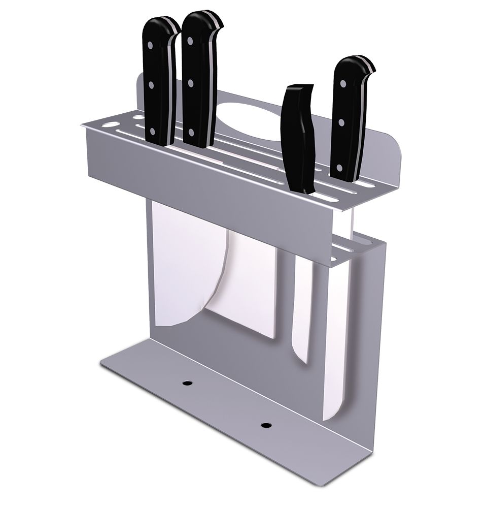 Portable knife holder INOX RVS FOR FOOD INDUSTRY